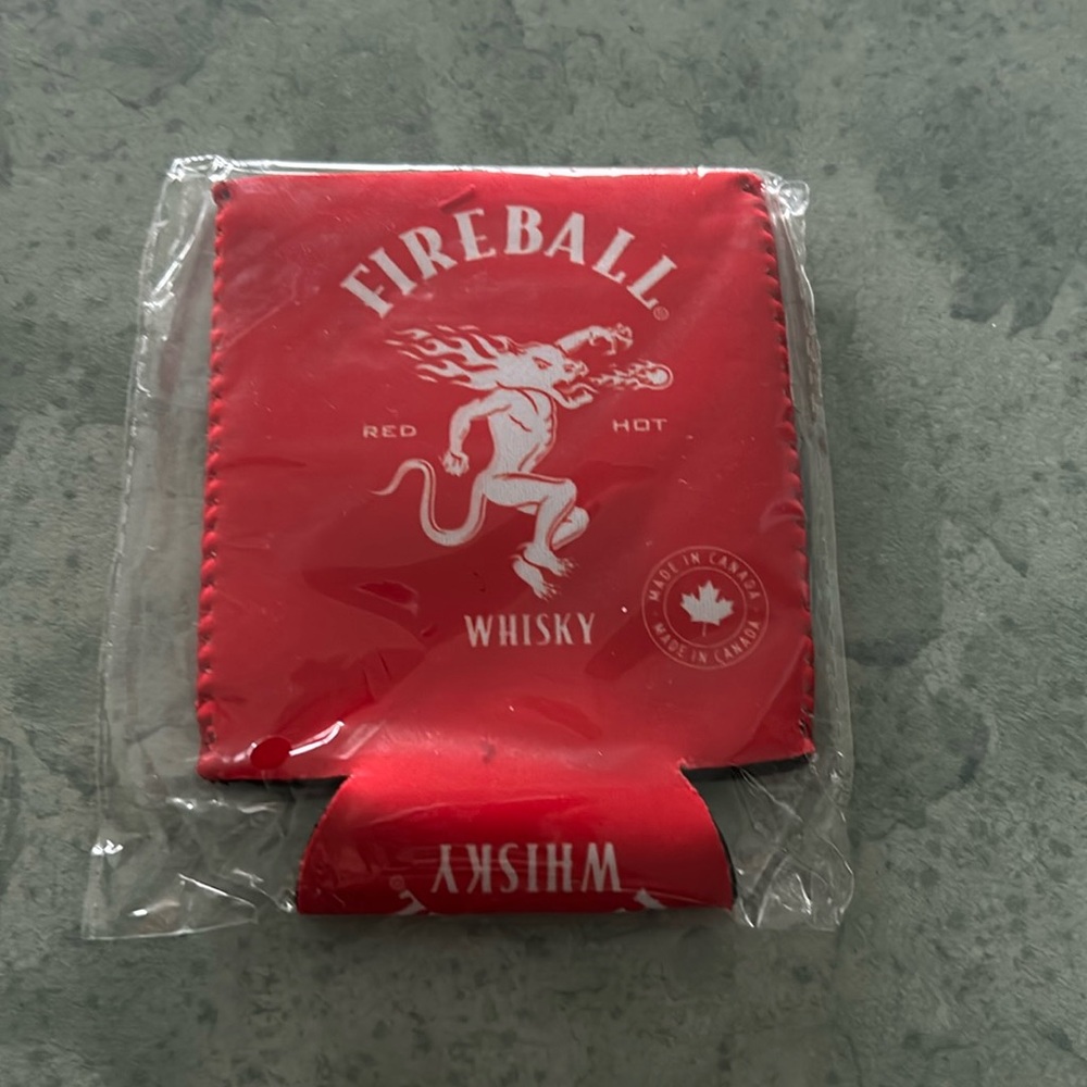Fireball Whisky Coozie NWOT